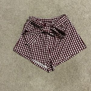 Plaid shorts, SHEIN, size xs